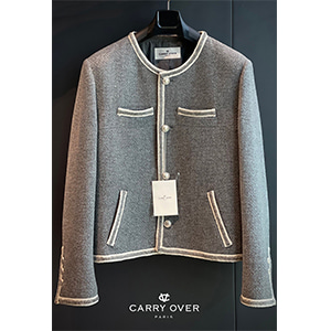 [carry over] 그레이 에크루 트위드 자켓 ( Japan Import Fabric )